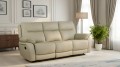 Skórzana sofa Atlanta z funkcją relaks w eleganckim salonie