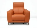 Nowoczesny fotel skórzany Milano z elektryczną funkcją relax. Elegancki mebel wypoczynkowy zapewniający wyjątkowy komfort podczas codziennego relaksu.