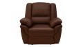 Fotel relax ALABAMA bujano-obrotowy z blokadą bujania firmy Bostonsofa; kolor koniakowy 7056