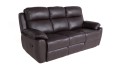 Skórzana sofa 3-osobowa  ALABAMA BIS firmy Bostonsofa; kolor ciemny brąz