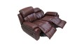 Dwuosobowa sofa  Boston z funkcjami relaks; kolor burgund