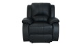 Fotel elektryczny L.A. firmy Bostonsofa; kolor czarny