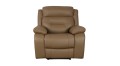Fotel skórzany TV Denver firmy Bostonsofa, kolor cynamonowy (5114)