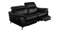 Sofa elektryczny relaks Chicago, kolor czarny 113
