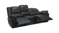 3-osobowa sofa wypoczynkowa Alabama z funkcją relax; kolor ciemny brąz