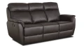 Sofa Georgia w kolorze ciemny brąz.