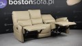 Sofa skórzana Florida z funkcjami relaks, kolor cappuccino 2469