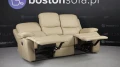 Skórzana sofa z funkcjami relaks Portland, cappuccino