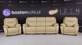 Zestaw mebli do salonu Atlanta 3+1+1 w kolorze cappuccino 2469