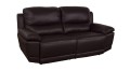 Sofa skórzana 3-osobowa Montana z funkcją relaks w kolorze ciemny brąz (5009)