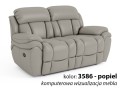 Sofa 2-osobowa Boston z funkcją relaks kolor  popielaty 3586