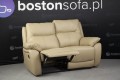 Sofa Atlanta z podniesionym podnóżkiem, kolor kanapy - cappuccino 2469