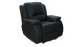 Fotel wypoczynkowy L.A. z funkcją relax sterowane elektrycznie firmy Bostonsofa; kolor czarny