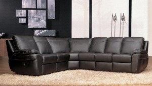 Skórzany narożnik z funkcją relax Philadelphia