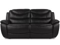 Sofa 3-osobowa NEVADA z funkcją relaks od firmy Bostonsofa; kolor czarny