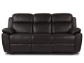 Nowoczesna sofa z funkcją relax Alabama Bis w kolorze ciemno brązowym 5009