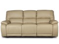 Duża i wygodna sofa skórzana z funkcją relax Alaska. Kolor cappuccino 2469.