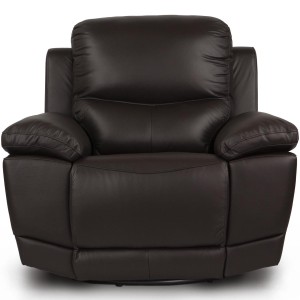 Fotel skórzany z funkcją relax bujano-obrotowy Montana
