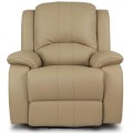 Fotel skórzany relax obrotowo bujany L.A w kolorze cappuccino 2469