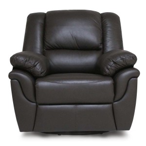 Fotel skórzany z funkcją relax bujano-obrotowy Alabama