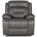 Fotel relax Denver. Fotel z funkcją relax obrotowy i bujany z blokadą bujania. Kolor ciemno szary 2033.