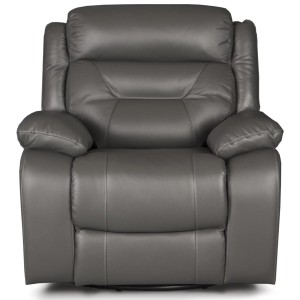 Fotel skórzany z funkcją relax bujano-obrotowy Denver