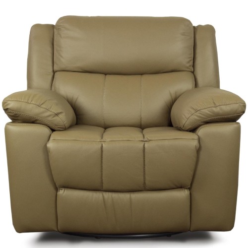 Fotel relax Kansas z funkcją relaksu, obrotowy, bujany z blokadą bujania. Kolor cynamon 5114.