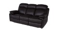 Sofa wypoczynkowa z funkcją relax - model Orlando; kolor ciemny brąz