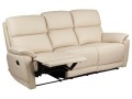 sofa wypoczynkowa skórzana 3-osobowa Arizona z rozłożoną funkcją relax