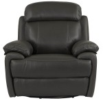 Fotel skórzany z funkcją relax bujano-obrotowy Orlando