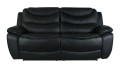 3-osobowa sofa Relax z kompletu NEVADA firmy Bostonsofa; kolor czarny