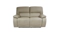 Skórzana sofa 2-osobowa Alaska; kolor cappuccino