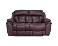 Sofa 2-osobowa Boston; kolor burgund