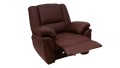Fotel relax ALABAMA bujano-obrotowy z blokadą bujania firmy Bostonsofa; kolor koniakowy 7056