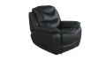 Fotel wypoczynkowy z kompletu NEVADA 3 + 1 + 1 firmy Bostonsofa; kolor czarny