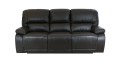Sofa 3-osobowa Alaska z funkcjami relax; kolor ciemny brąz