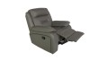 Fotel relax Denver firmy Bostonsofa; kolor szary