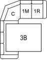 3B+C+1M+1Rprawy