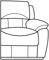Siedzisko prawe mebla kinowego Home Cinema