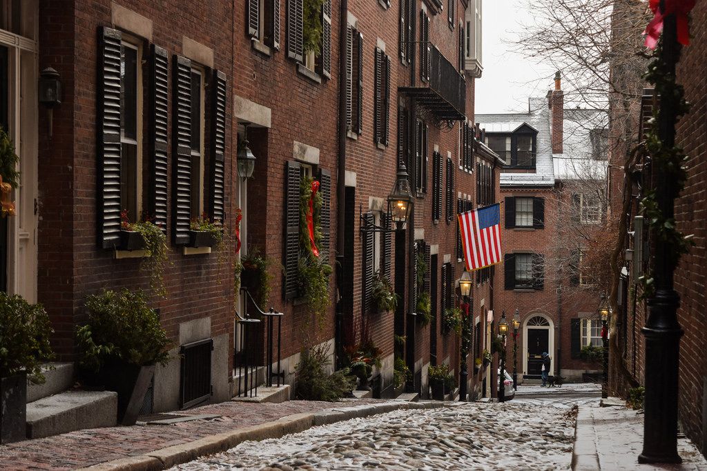 Ulice Bostonu w USA