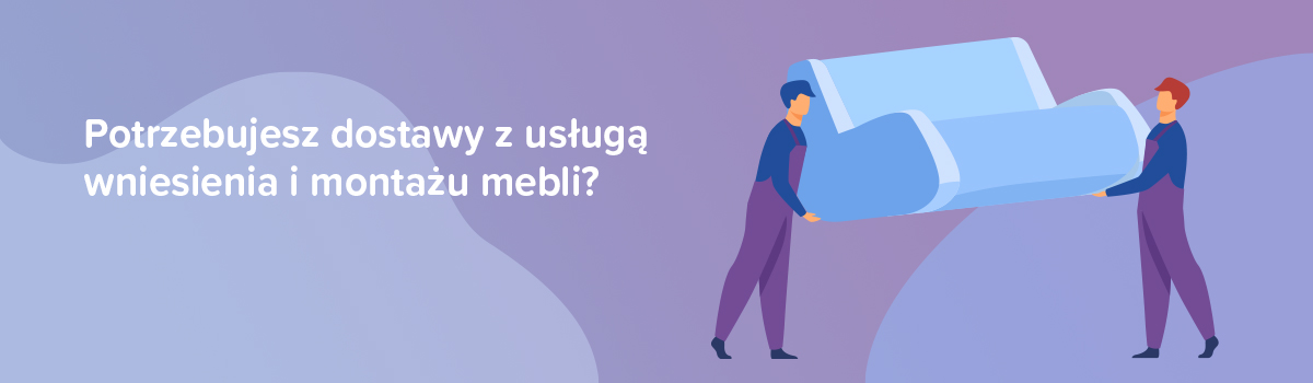 baner wniesienie mebli
