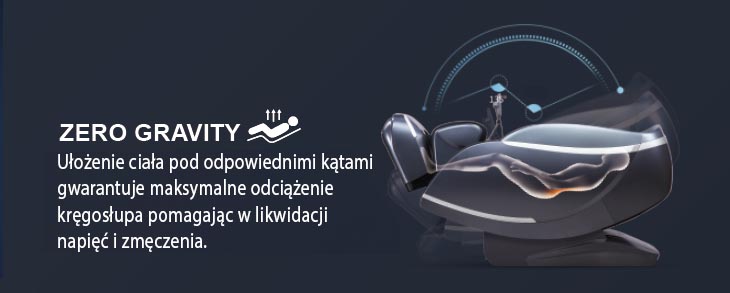 Zero gravity w fotelu masującym antori