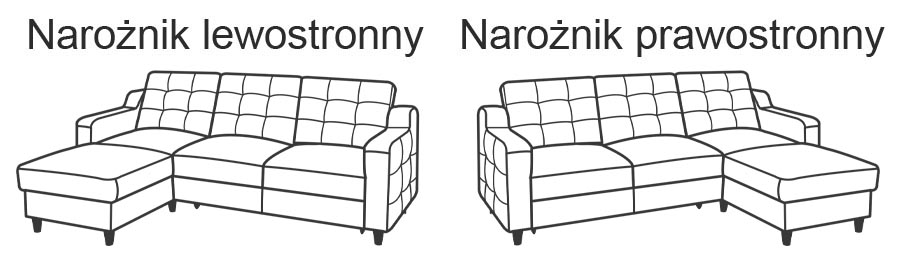 Schemat narożnik lewostronny narożnik prawostronny Monako
